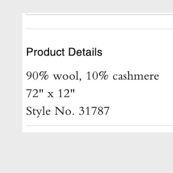 Coach Signature Double Face Soft Wool Scarf Charcoal Gray Logo - Picture 4 of 6